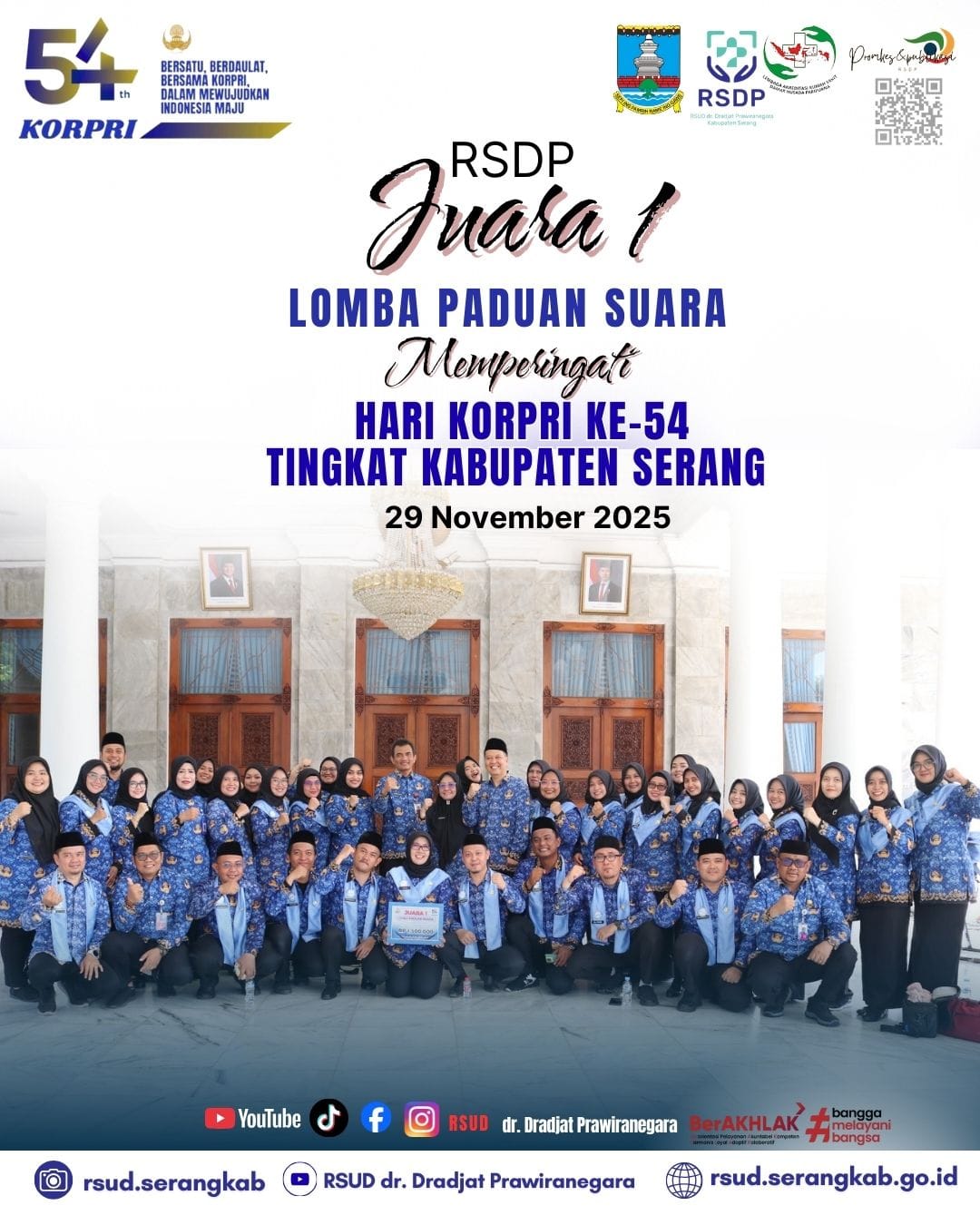 rsdp-juara-1-lomba-paduan-suara-memperingati-hut-korpri-ke-54-tahun-2025